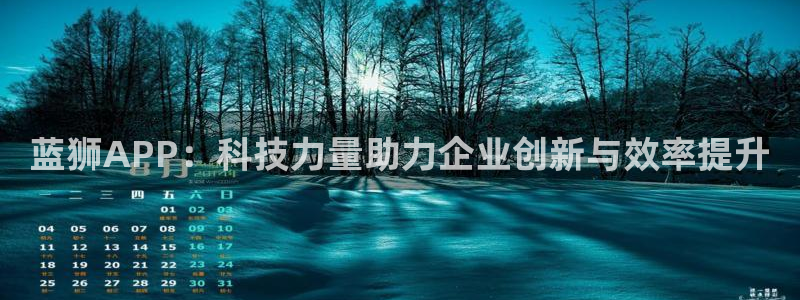 500彩票网包怎么样：蓝狮APP：科技力量助力企业创新与效率提升