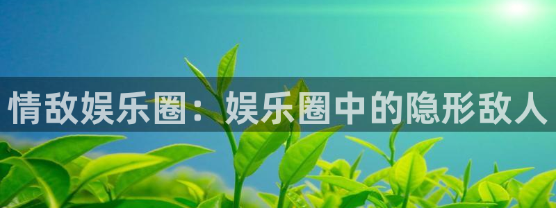 500彩票网2登录地址：情敌娱乐圈：娱乐圈中的隐形敌人