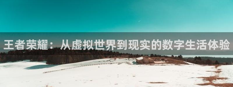 500彩票网体育老板是谁：王者荣耀：从虚拟世界到现实的数字生活体验